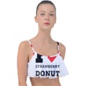 I love strawberry donut Frill Bikini Top View1