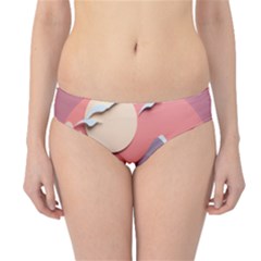 Paper Art Pastel Hipster Bikini Bottoms