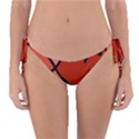Mazipoodles In The Frame - Reds Reversible Bikini Bottoms View1