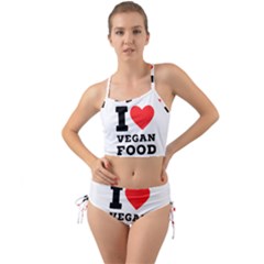 I Love Vegan Food  Mini Tank Bikini Set by ilovewhateva