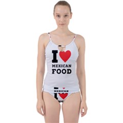 I Love Mexican Food Cut Out Top Tankini Set by ilovewhateva