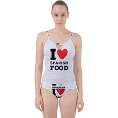 I Love Spanish Food Cut Out Top Tankini Set by ilovewhateva