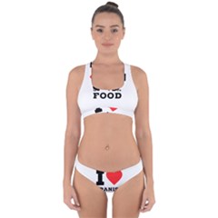 I Love Spanish Food Cross Back Hipster Bikini Set by ilovewhateva