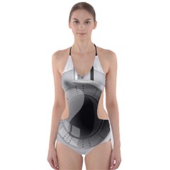 Washing Machines Home Electronic Cut-out One Piece Swimsuit by Cowasu