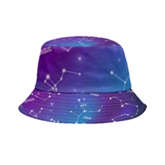 Realistic Night Sky With Constellations Inside Out Bucket Hat by Cowasu