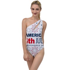 Independence Day Usa To One Side Swimsuit by Ravend
