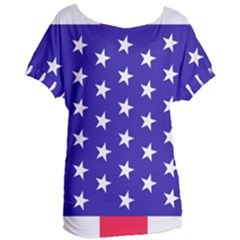 Usa Independence Day July Background Women s Oversized Tee by Vaneshop