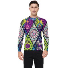 Ethnic Pattern Abstract Men s Long Sleeve Rash Guard by uniart180623