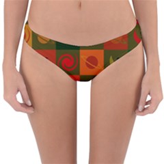 Space Pattern Multicolour Reversible Hipster Bikini Bottoms by Simbadda