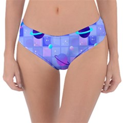 Seamless-pattern-pastel-galaxy-future Reversible Classic Bikini Bottoms by Simbadda