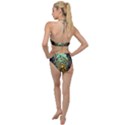 Monkey Tiger Bird Parrot Forest Jungle Style Plunging Cut Out Swimsuit View2