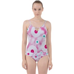 Wallpaper Pink Cut Out Top Tankini Set by Luxe2Comfy