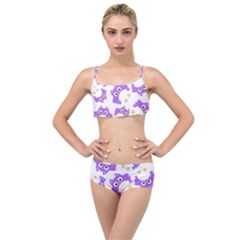 Purple-owl-pattern-background Layered Top Bikini Set by pakminggu