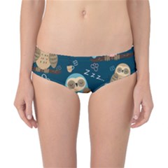 Seamless-pattern-owls-dreaming Classic Bikini Bottoms by pakminggu
