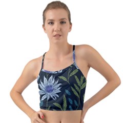 Abstract Floral- Ultra-stead Pantone Fabric Mini Tank Bikini Top