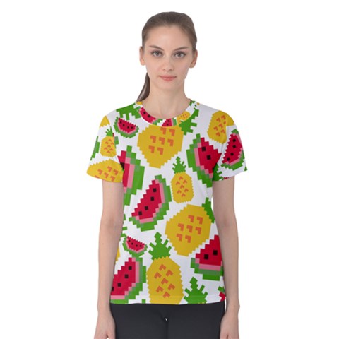 Watermelon -12 Women s Cotton T-shirt by nateshop