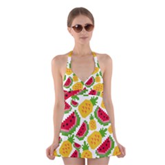 Watermelon -12 Halter Dress Swimsuit  by nateshop