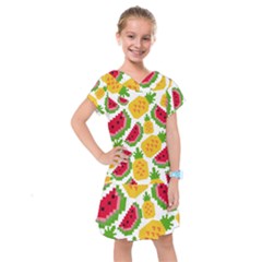 Watermelon -12 Kids  Drop Waist Dress by nateshop