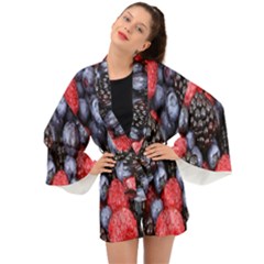 Berries-01 Long Sleeve Kimono by nateshop