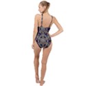 Flowers Of Diamonds In Harmony And Structures Of Love High Neck One Piece Swimsuit View2
