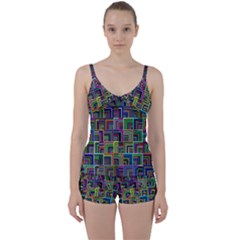 Wallpaper-background-colorful Tie Front Two Piece Tankini by Bedest