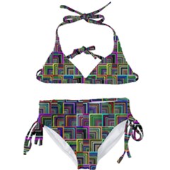 Wallpaper-background-colorful Kids  Classic Bikini Set by Bedest
