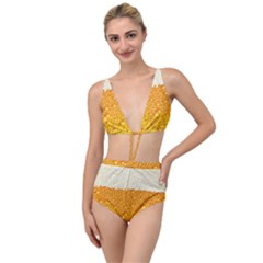 Bubble-beer Tied Up Two Piece Swimsuit by Sarkoni