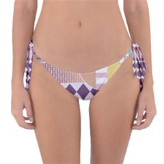 Abstract Shapes Colors Gradient Reversible Bikini Bottoms by Ravend