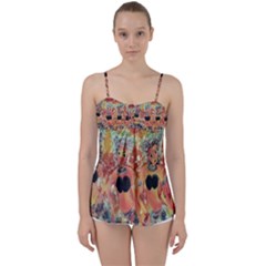 Indonesia-lukisan-picture Babydoll Tankini Top by nateshop