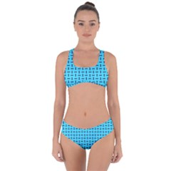 Pattern-123 Criss Cross Bikini Set by nateshop