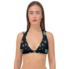 I Love Guitars In Pop Arts Blooming Style Double Strap Halter Bikini Top by pepitasart
