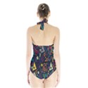 Inspired By The Colours And Shapes Halter Swimsuit View2