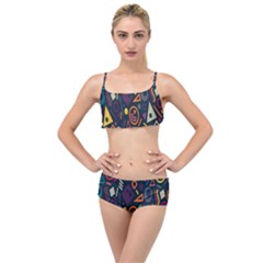 Inspired By The Colours And Shapes Layered Top Bikini Set by nateshop