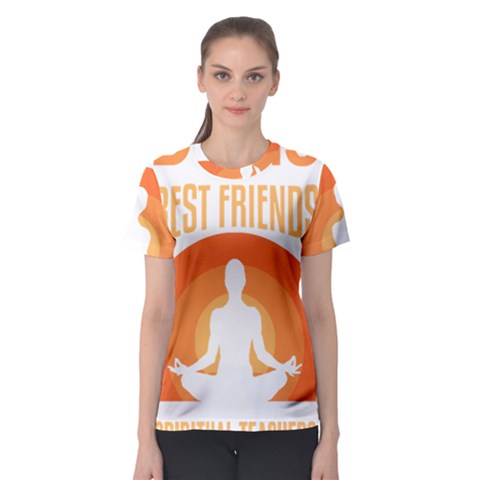 Best Friend T- Shirt Cool Dog Pet Saying T- Shirt Yoga Reflexion Pose T- Shirtyoga Reflexion Pose T- Shirt Women s Sport Mesh T-shirt by hizuto