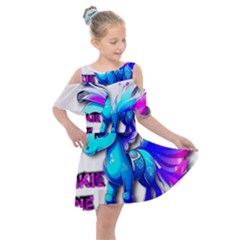 Pinkie Pie  Kids  Shoulder Cutout Chiffon Dress by Internationalstore