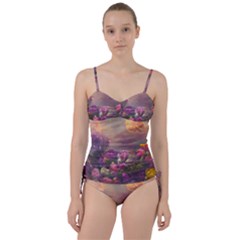 Floral Blossoms  Sweetheart Tankini Set by Internationalstore