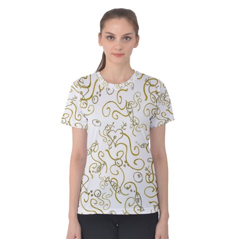 Fish Sea Ocean Algae Underwater Women s Cotton T-shirt by Pakjumat