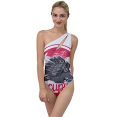 Porcupine T-shirtporcupine Girl T-shirt To One Side Swimsuit