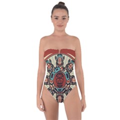 Grateful-dead-pacific-northwest-cover Tie Back One Piece Swimsuit