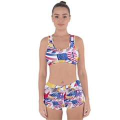 Independence Day United States Of America Racerback Boyleg Bikini Set by Ket1n9