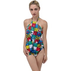 Snakes And Ladders Go With The Flow One Piece Swimsuit