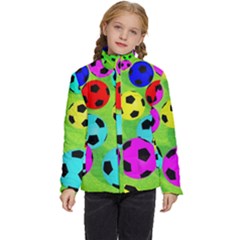 Balls Colors Kids  Puffer Bubble Jacket Coat by Ket1n9