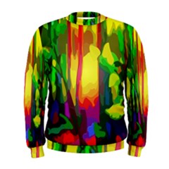 Abstract-vibrant-colour-botany Men s Sweatshirt by Ket1n9