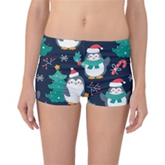 Colorful-funny-christmas-pattern      - Boyleg Bikini Bottoms
