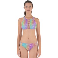 Rainbow Colors Spectrum Background Perfectly Cut Out Bikini Set by Ravend