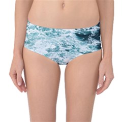 Ocean Wave Mid-waist Bikini Bottoms by Jack14