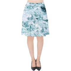 Ocean Wave Velvet High Waist Skirt by Jack14