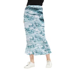 Ocean Wave Maxi Fishtail Chiffon Skirt by Jack14