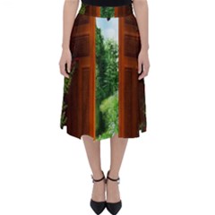Beautiful World Entry Door Fantasy Classic Midi Skirt by Amaryn4rt