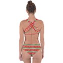 Christmas-papers-red-and-green Criss Cross Bikini Set View2